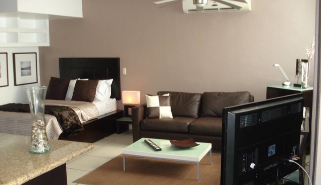 Central located luxury studio, steps to all bars & restaurants, in Puerto Vallarta