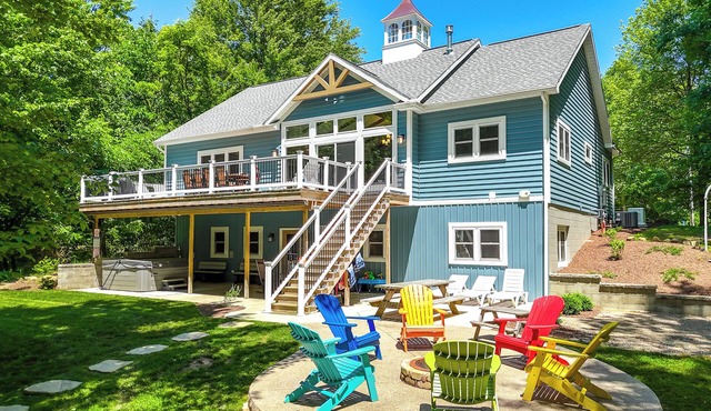 Family Lakeside Cottage | New SAUNA | 4-6 BR | up to 20 in Dover