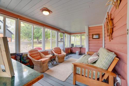 Riverfront Cheboygan Cabin w/Kayaks & Dock! in Cheboygan