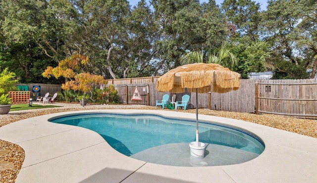 Unique Tiki House- Private POOL-Golf cart-Nothing like this! in Panama City Beach