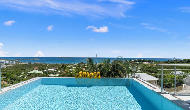 Villa Topaze - An Astonishing view on Orient Bay in St martin